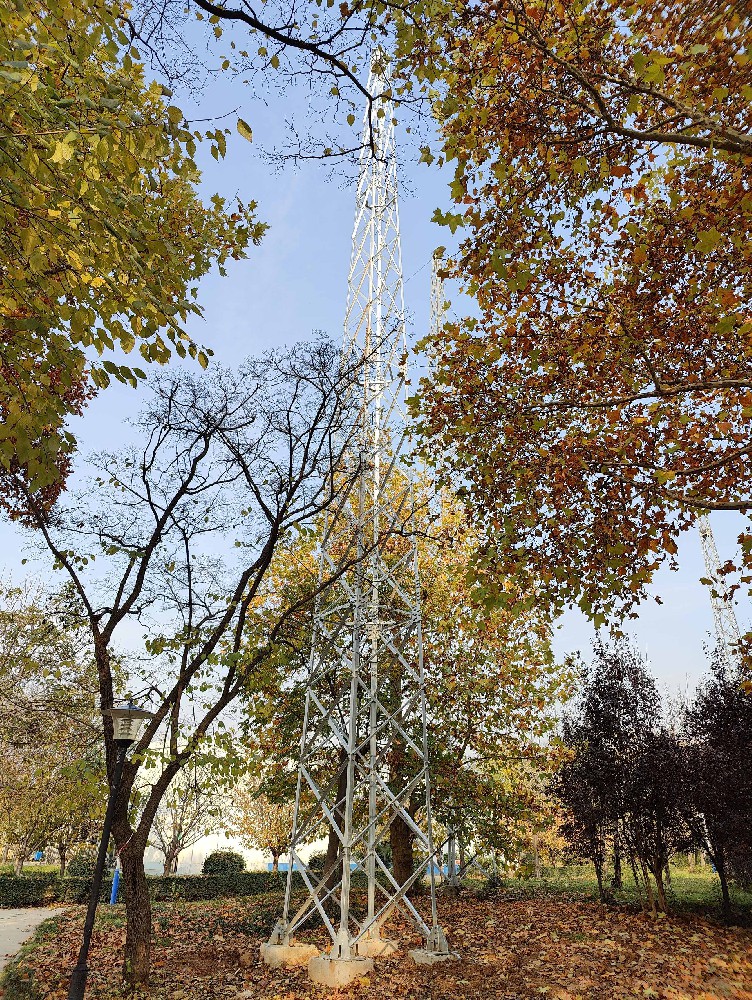 鋼結(jié)構(gòu)四角塔 工藝裝飾鐵塔